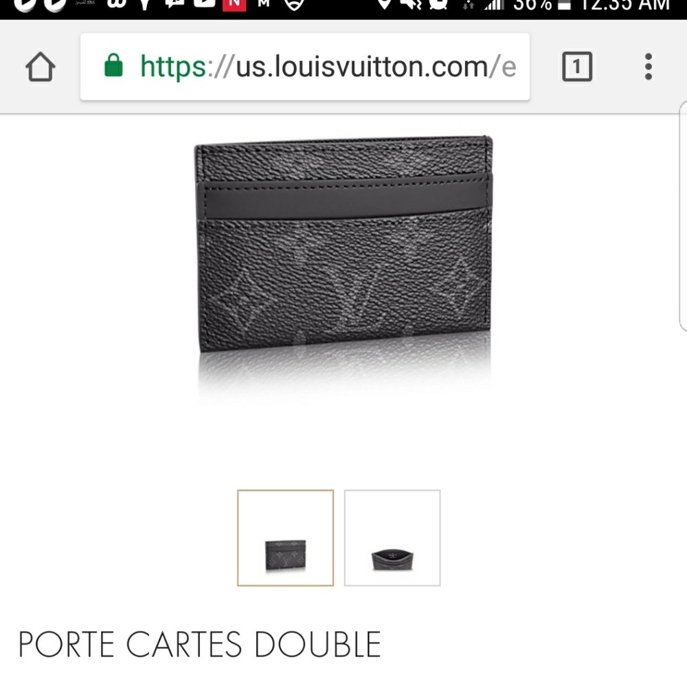 Louis vuitton card holder